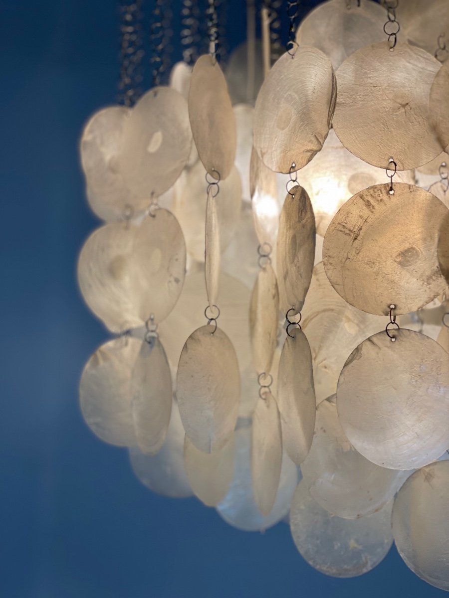 Paire Of Chandeliers By Werner Panton-photo-5