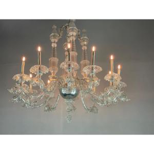 Venitian Chandelier In Murano Glass 12 Arms Of Light 