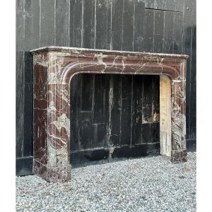 Louis XIV Style Fireplace In Levanto Marble Circa 1880