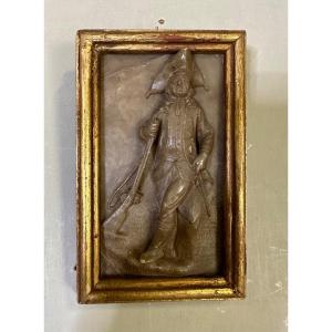 Military In Arms, Alabaster Relief, Late Eighteenth Century