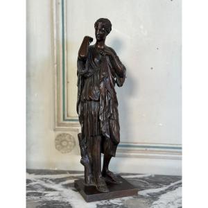Diane de Gabies, bronze d’après l’Antique, vers 1900