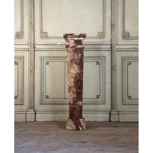 Marble Socle Stealth Column Circa 1900