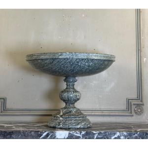 Campan Marble Tazza Footed Bowl Circa 1880
