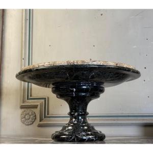 Antique Green Marble And Lumachelle Cup Or Tazza, Circa 1900