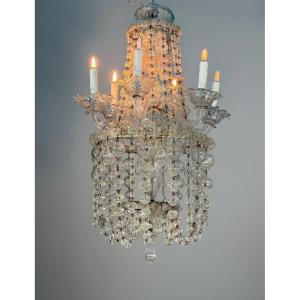 Venetian Murano Glass Bead Chandelier, Circa 1900