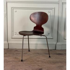 Arne Jacobsen pour Fritz Hansen , Chaise « Ant », modèle 3100, première version à trois pieds,