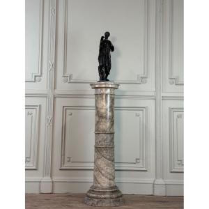 Colonne en albâtre, vers 1880