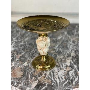 Gilt Bronze And Ivory Cup