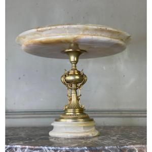 Coupe  En Onyx  Et Bronze Doré Vers 1880