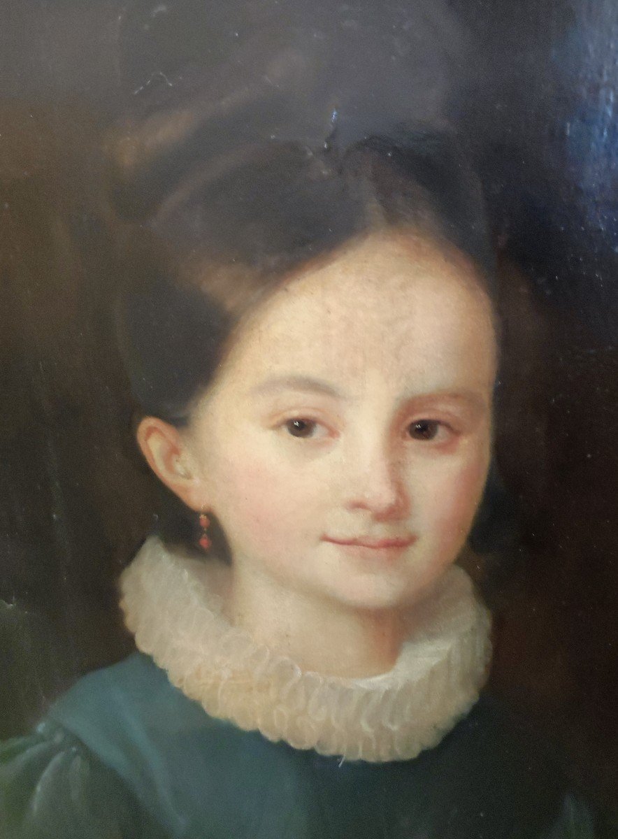 Portrait de jeune femme   à la collerette -photo-3