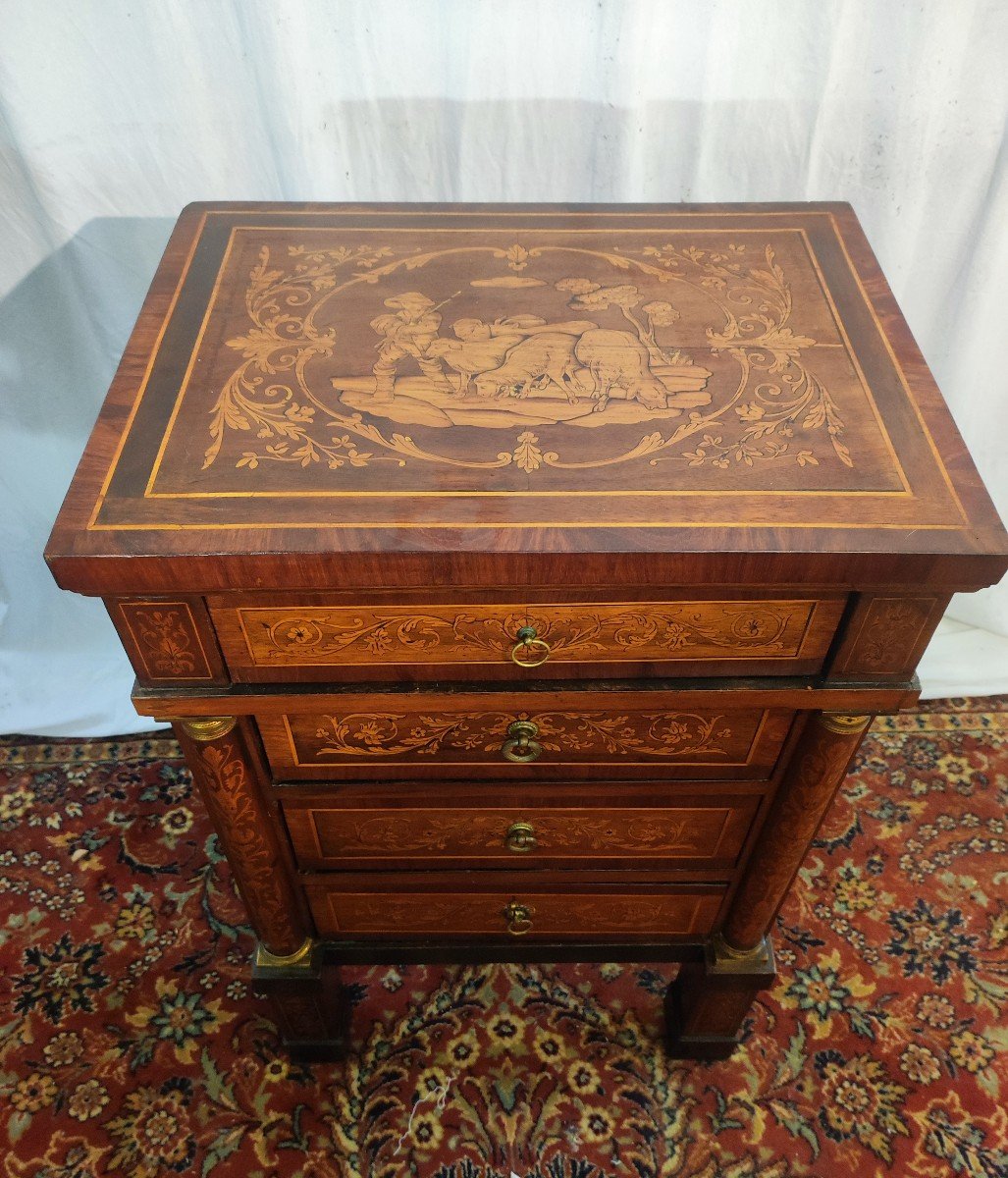  Commode Italienne  XIXème Siècle-photo-4