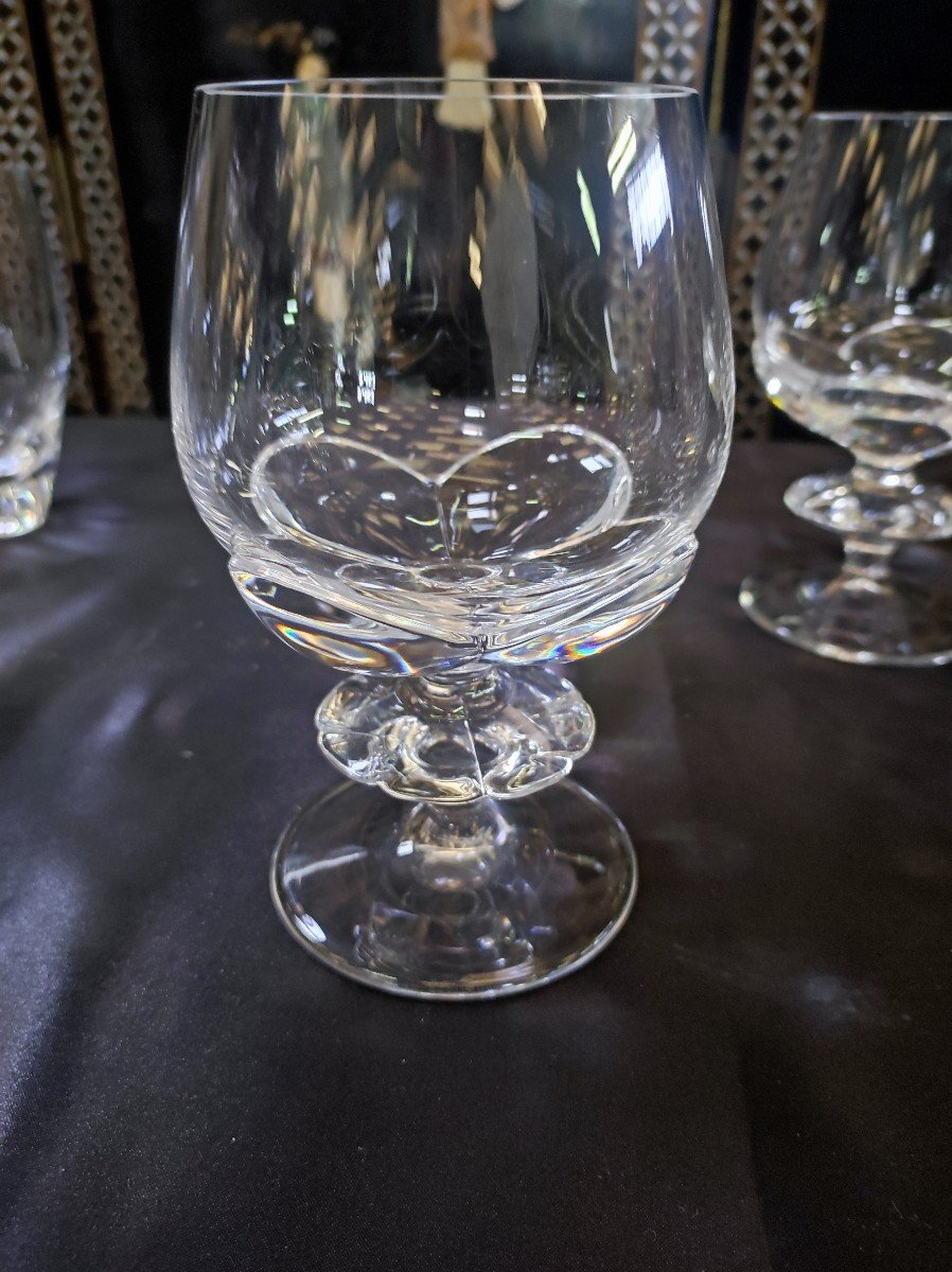 Crystal Glasses Lalique France -photo-2