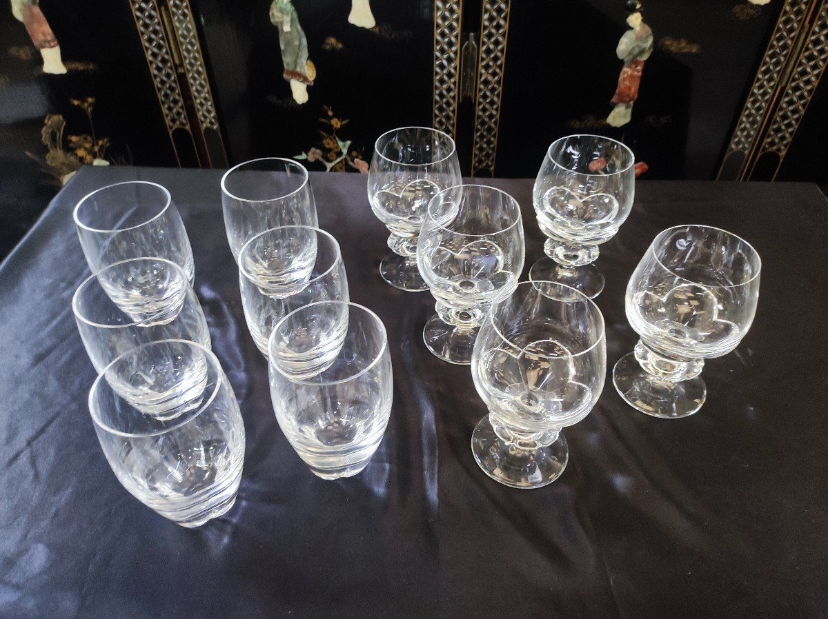Crystal Glasses Lalique France -photo-4