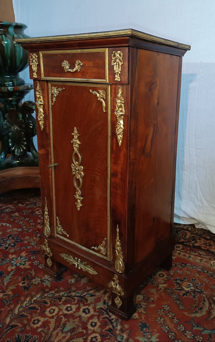 Napoleon III Period Bedside Table-photo-3