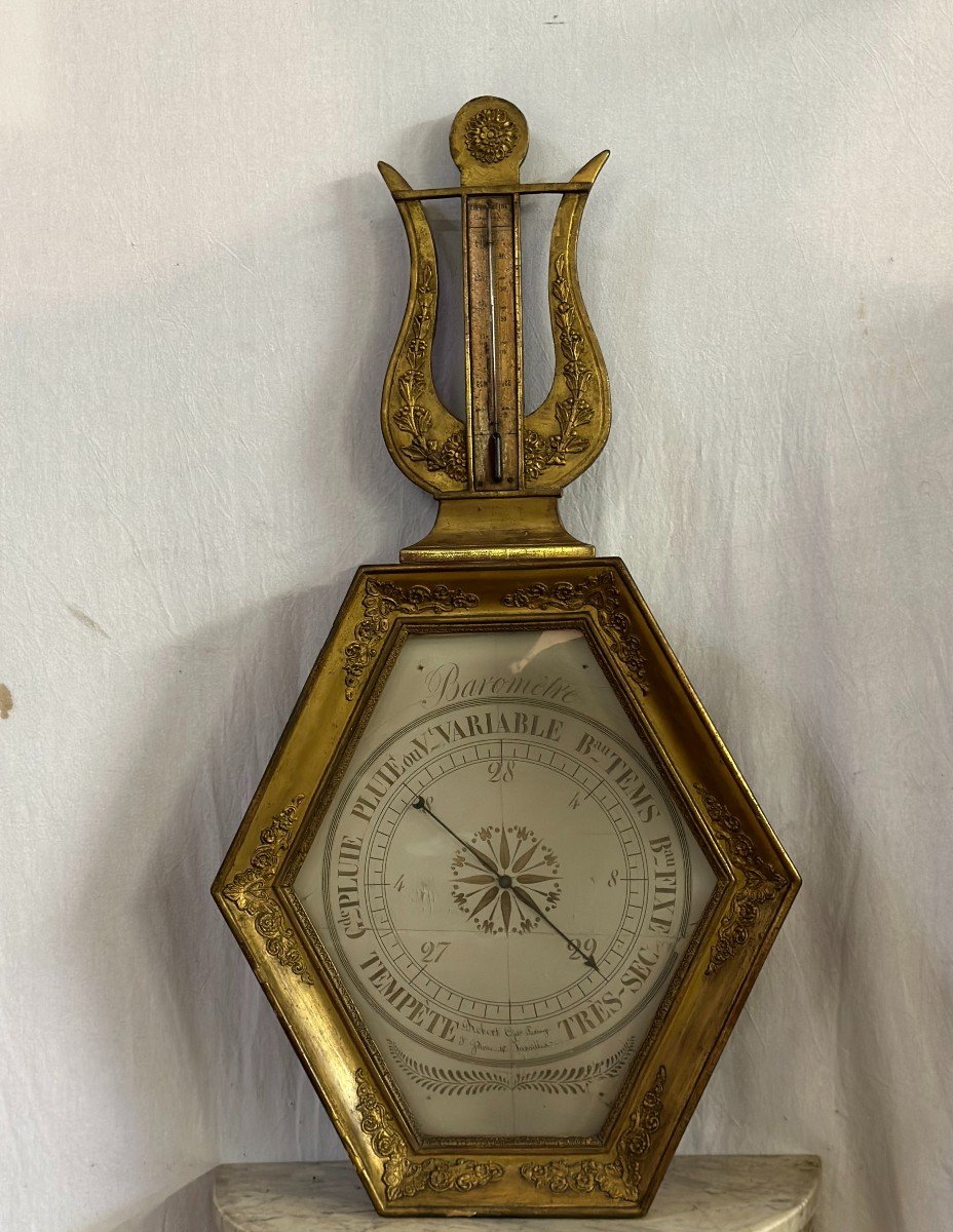 Barometer Thermometer Restoration Period-photo-2
