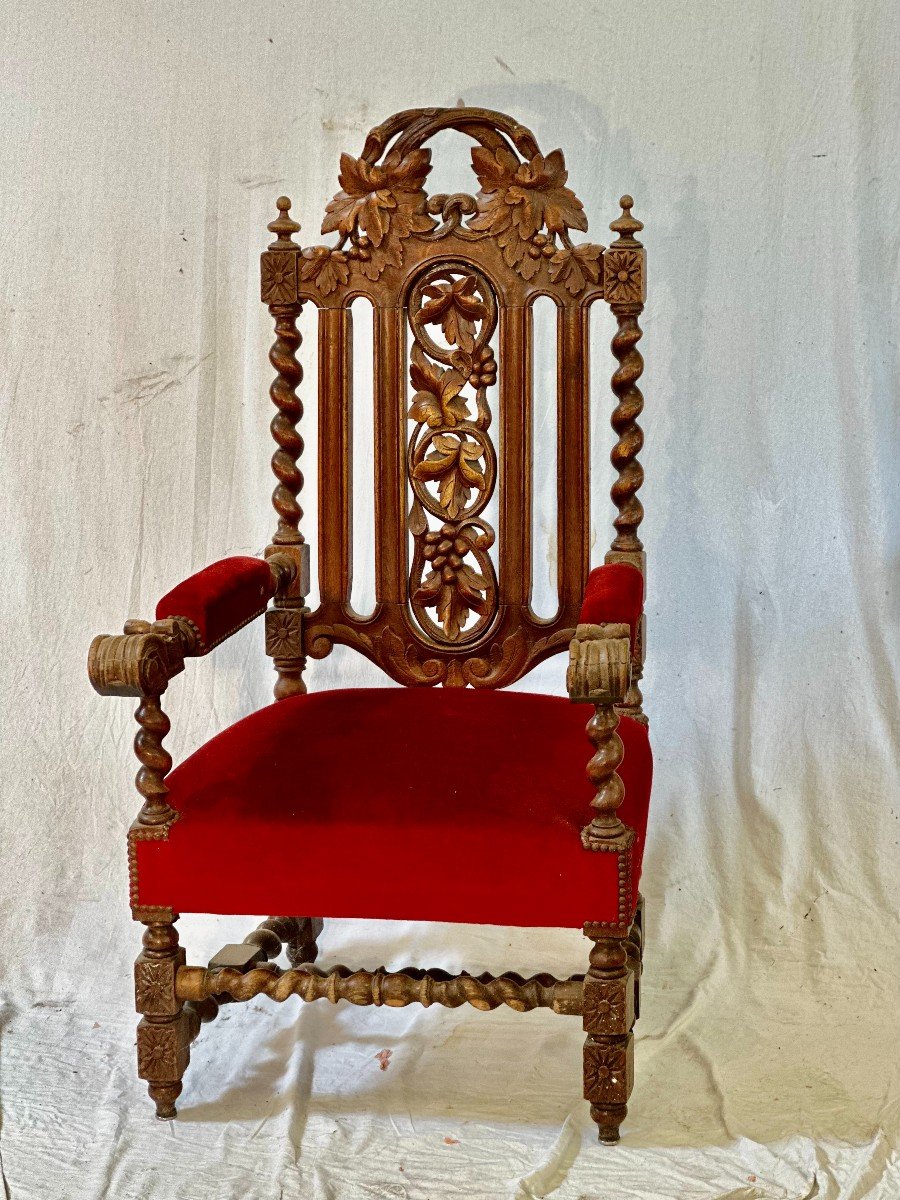Louis XIII Armchairs – 19th Centuries