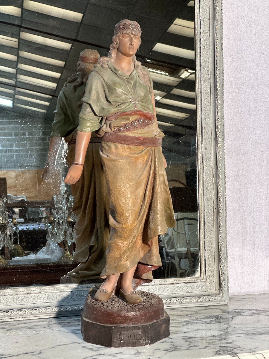 Terracotta Sculpture F. Goldscheider. "judith"-photo-5