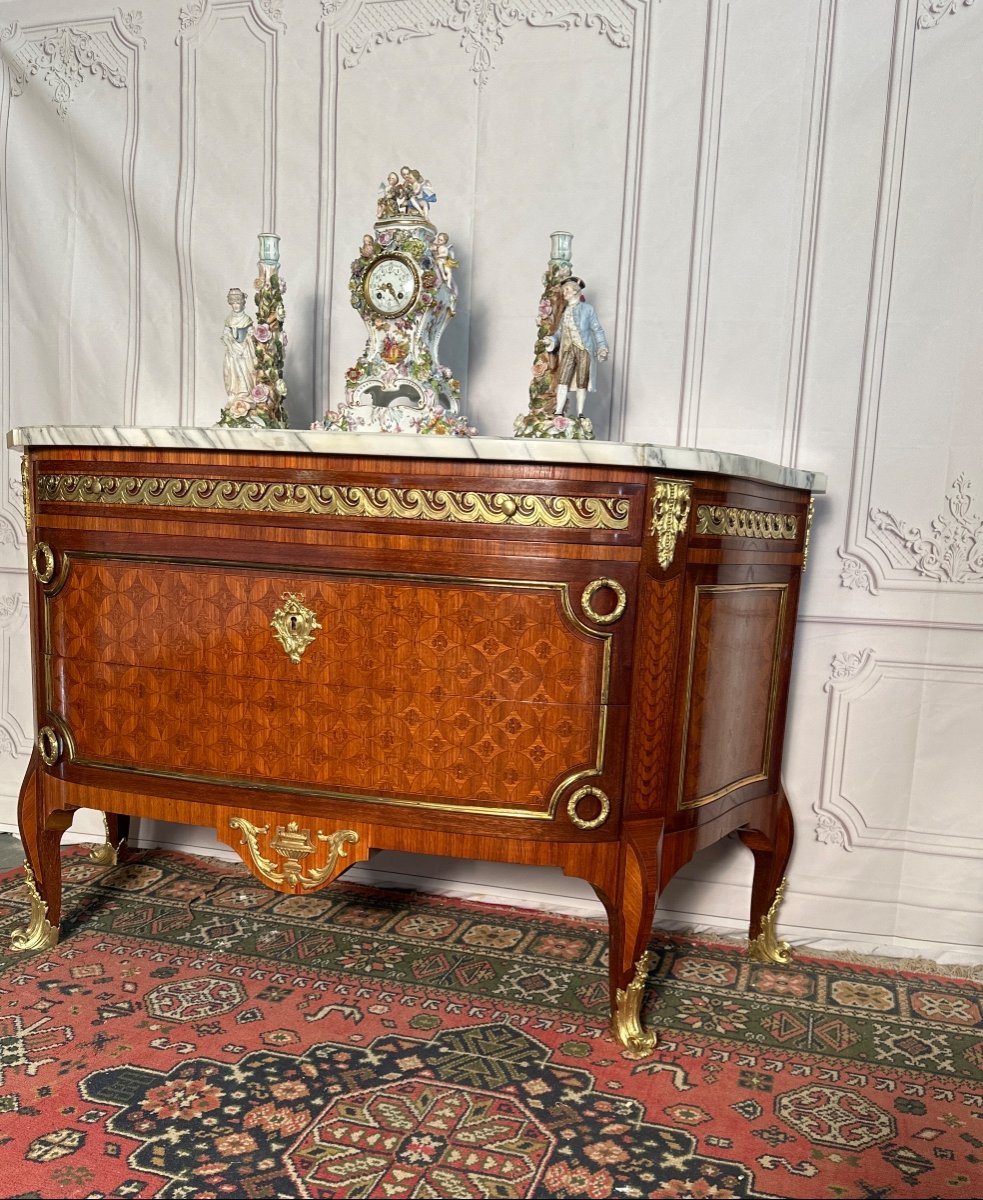 Louis XVI Commode By Jean François Leleu' "19 Centuries"-photo-7