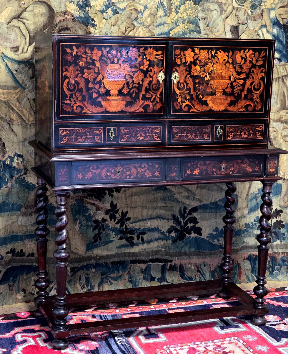 Cabinet Hollandais "19 Siècles "d Après Jan Van Mekeren-photo-1