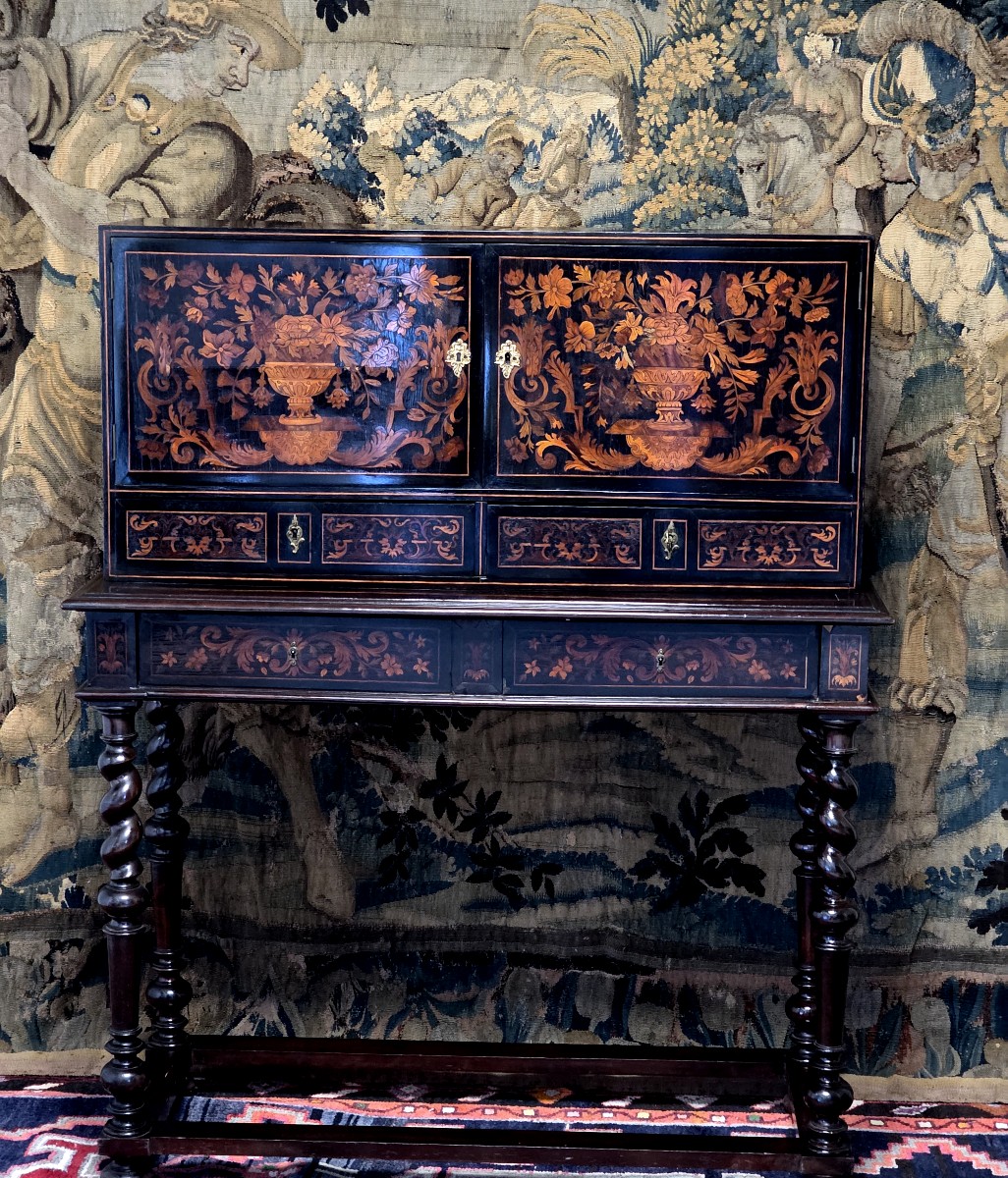 Cabinet Hollandais "19 Siècles "d Après Jan Van Mekeren-photo-5