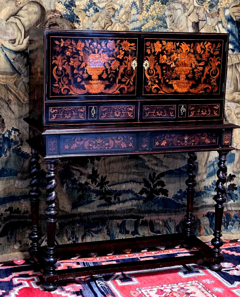 Cabinet Hollandais "19 Siècles "d Après Jan Van Mekeren