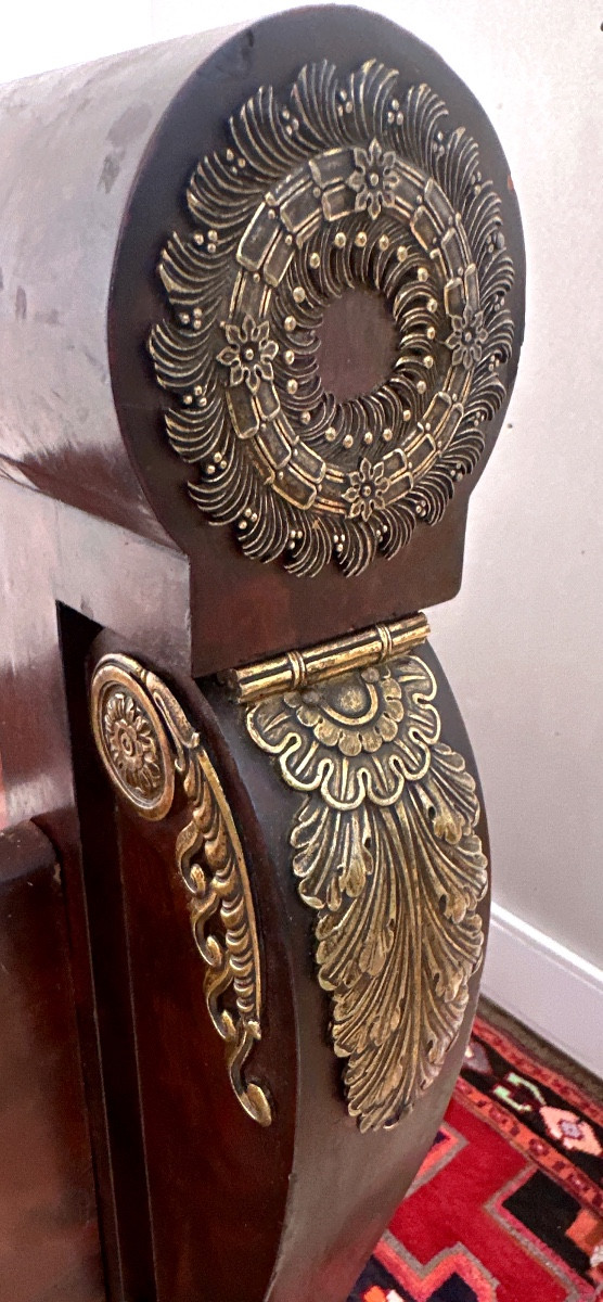 Lit Empire En Acajou-photo-3