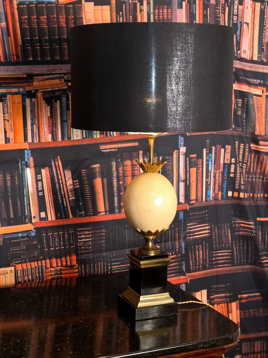 Lampe maison charles œuf  autruche -photo-3
