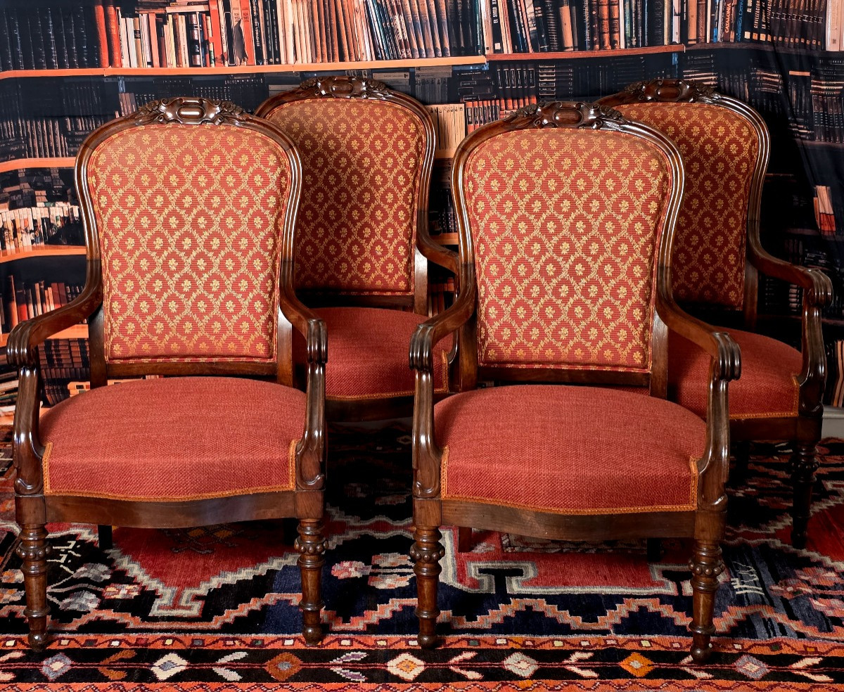 Fauteuil  Acajou époque Restauration