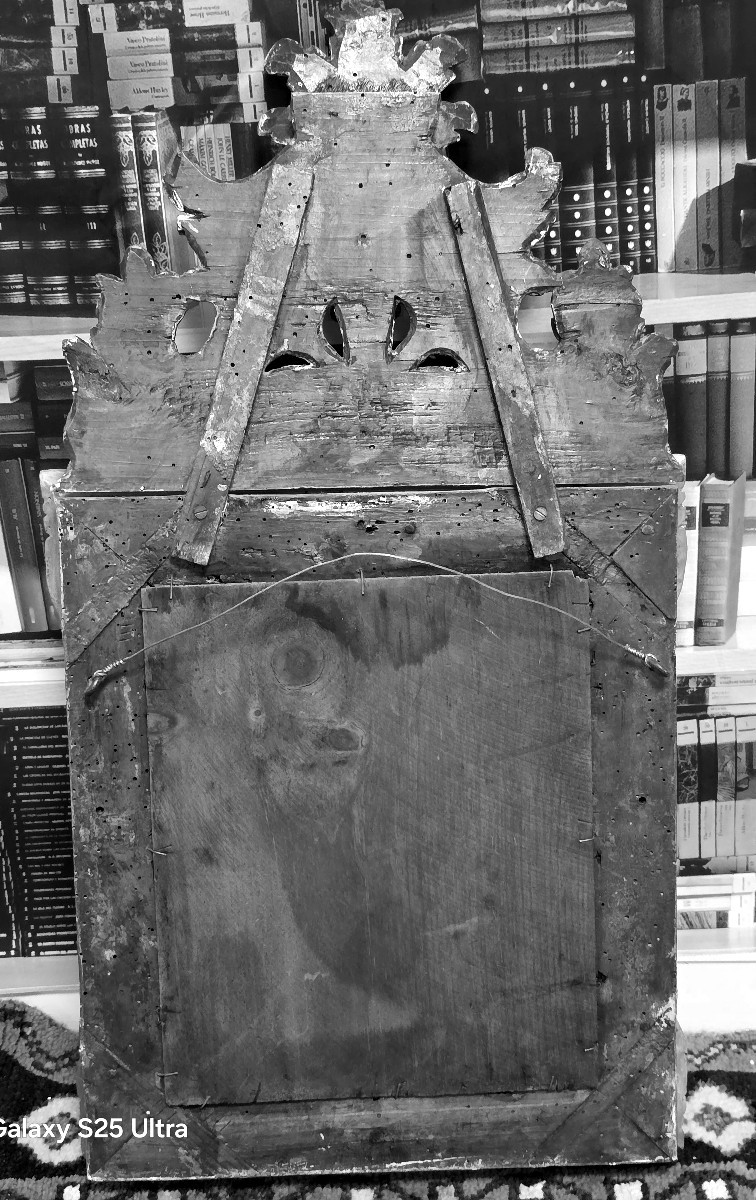 Miroir En Bois Doré  " époque Régence"-photo-4