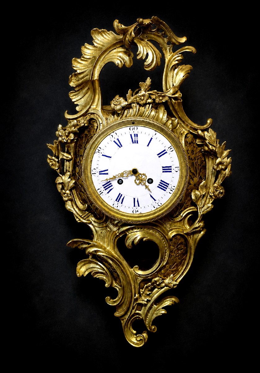 Cartel d époque XV en bronze