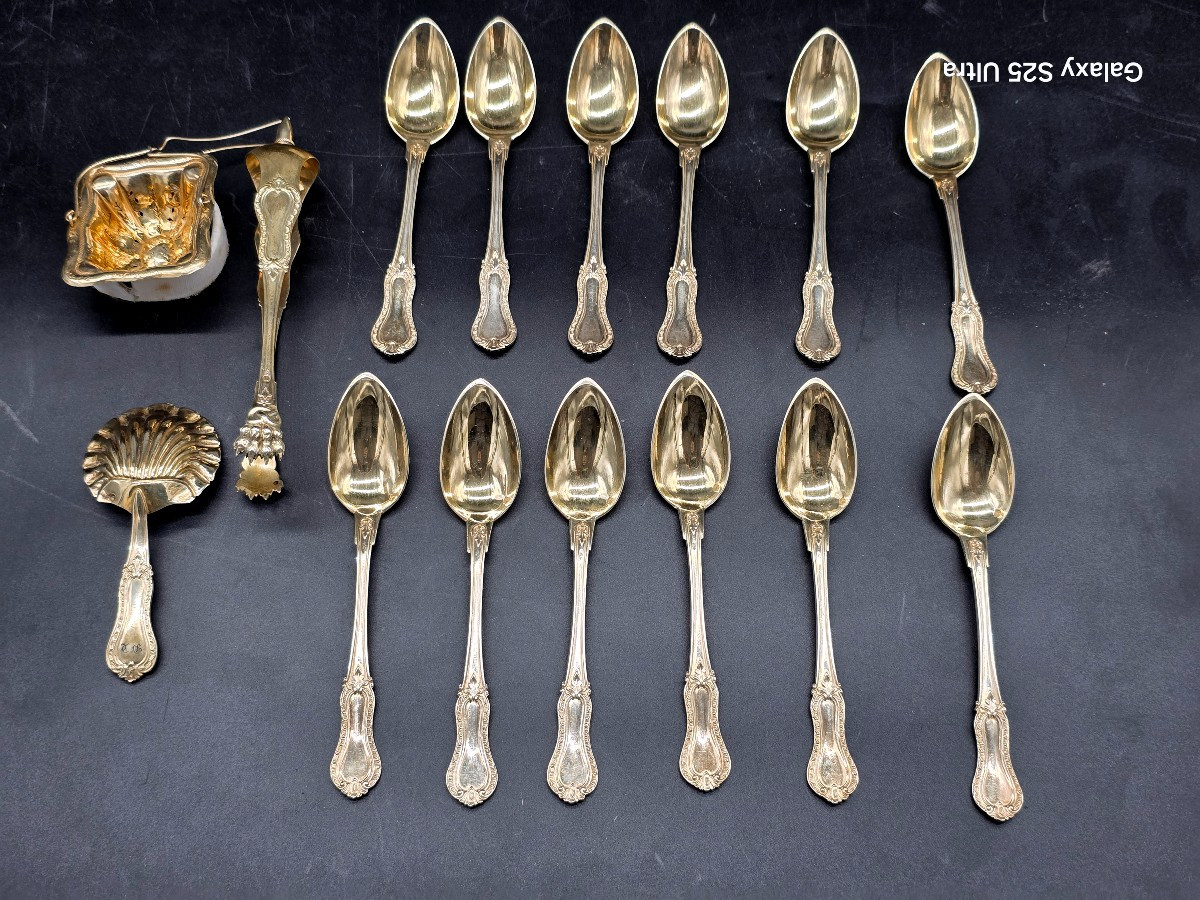 Silver Gilt Tea Set-photo-4