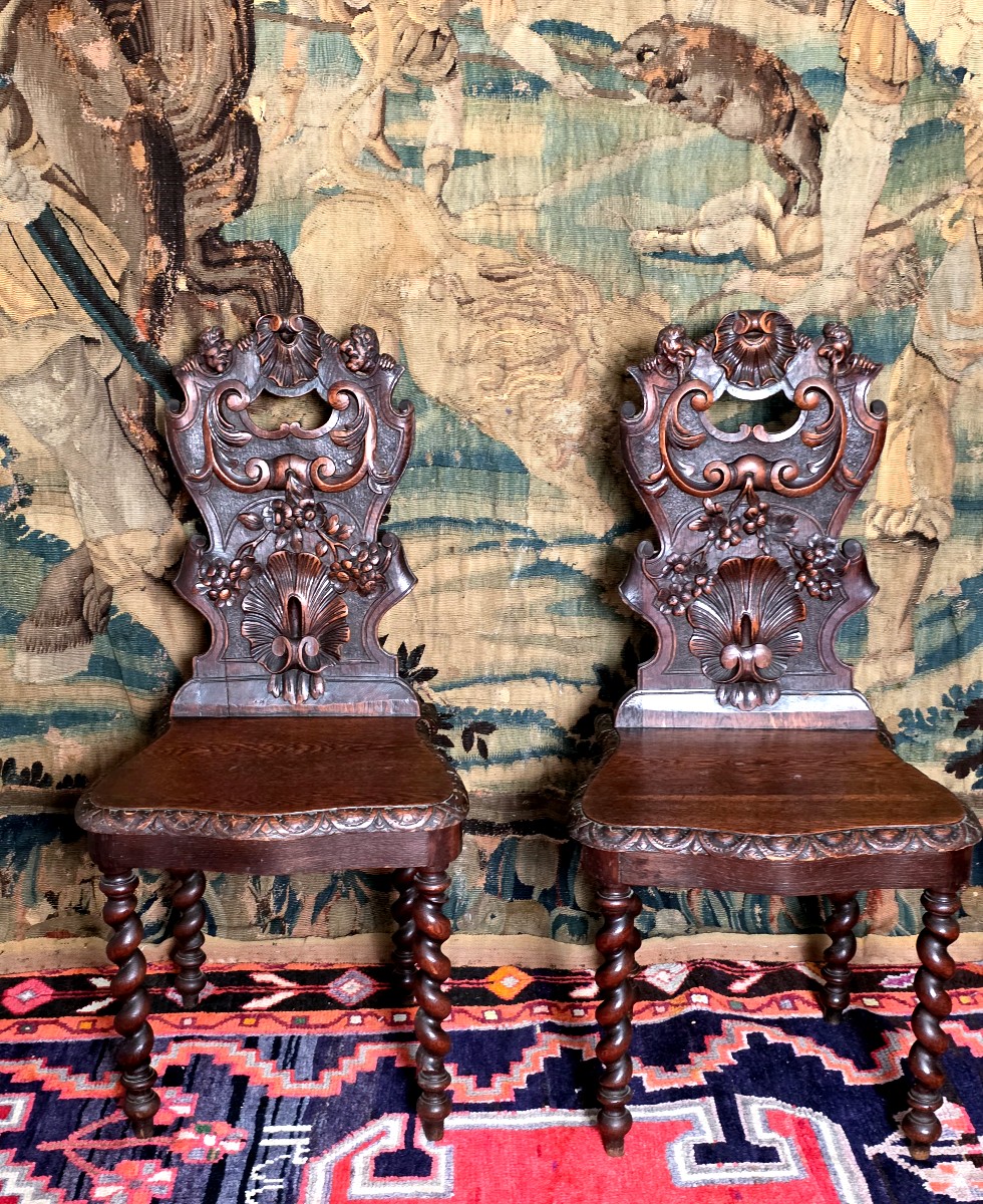 Chaise alsacienne 19 ème siècles -photo-3