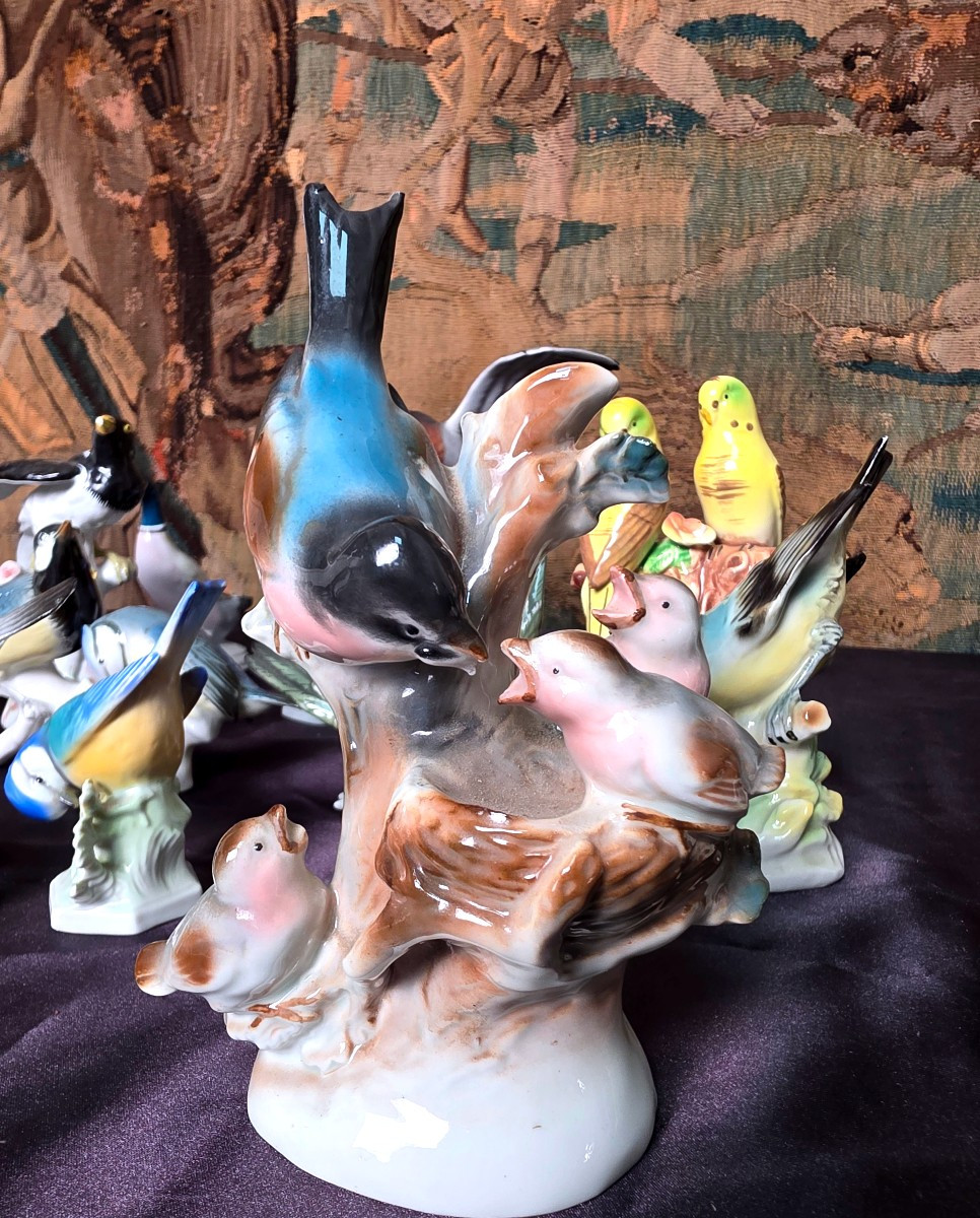 German Porcelain Birds -photo-3