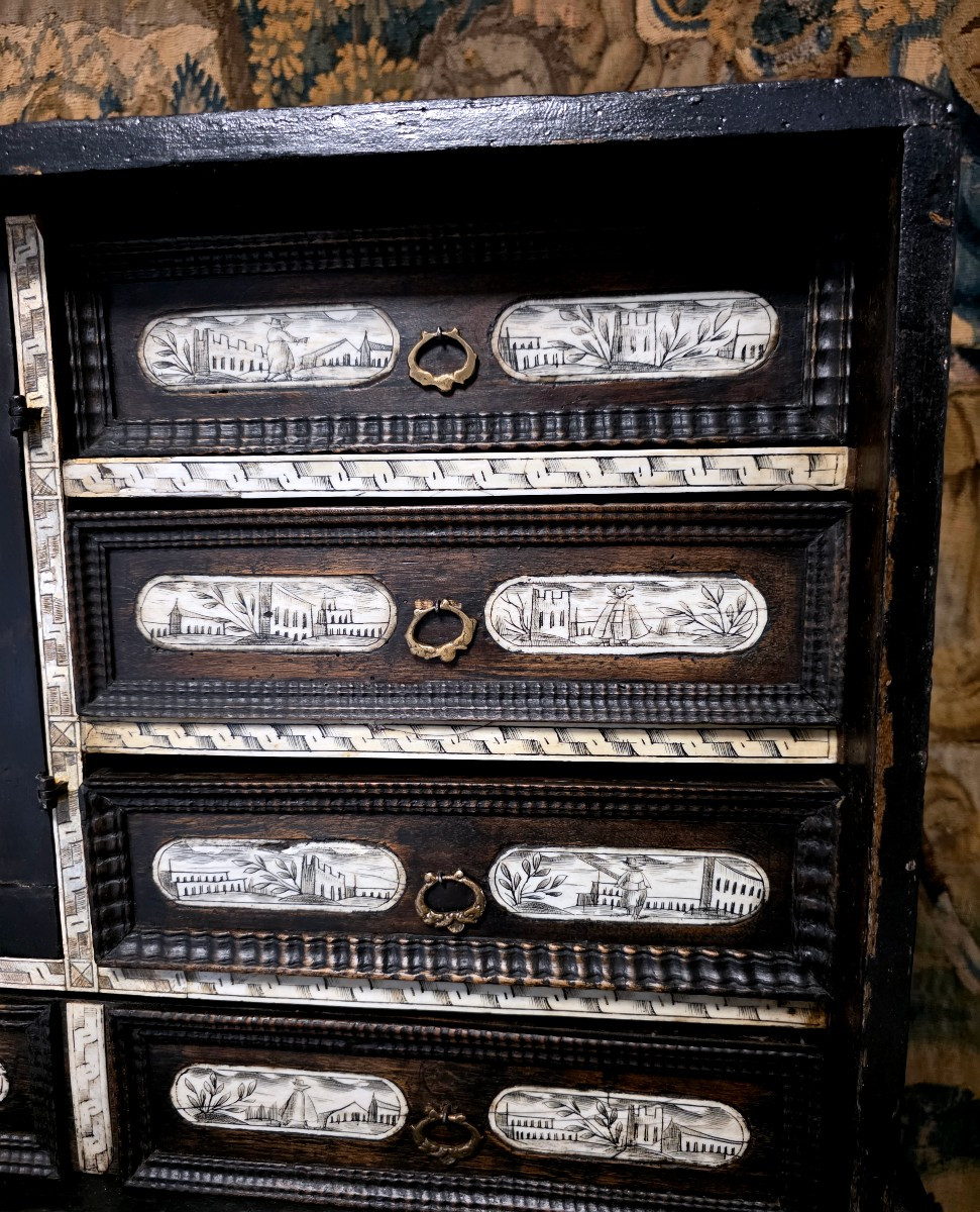 Cabinet  époque XVII éme Siècles-photo-4