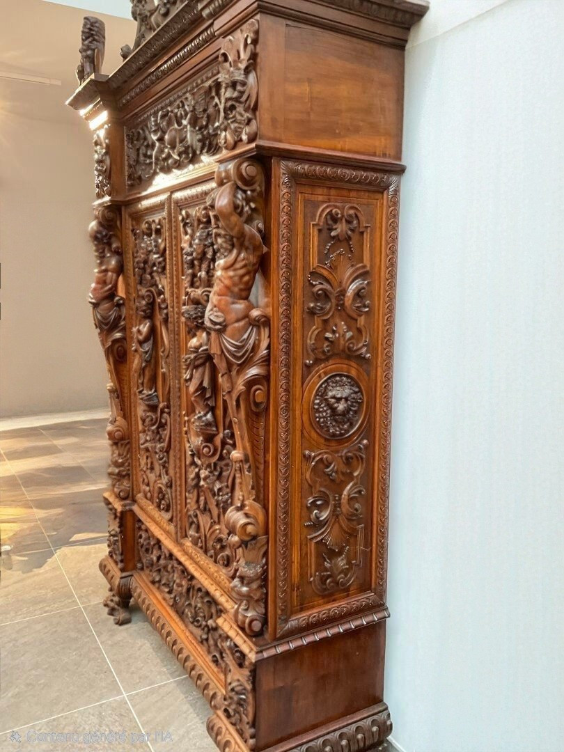 Armoire renaissance d après Hugues sambin-photo-8