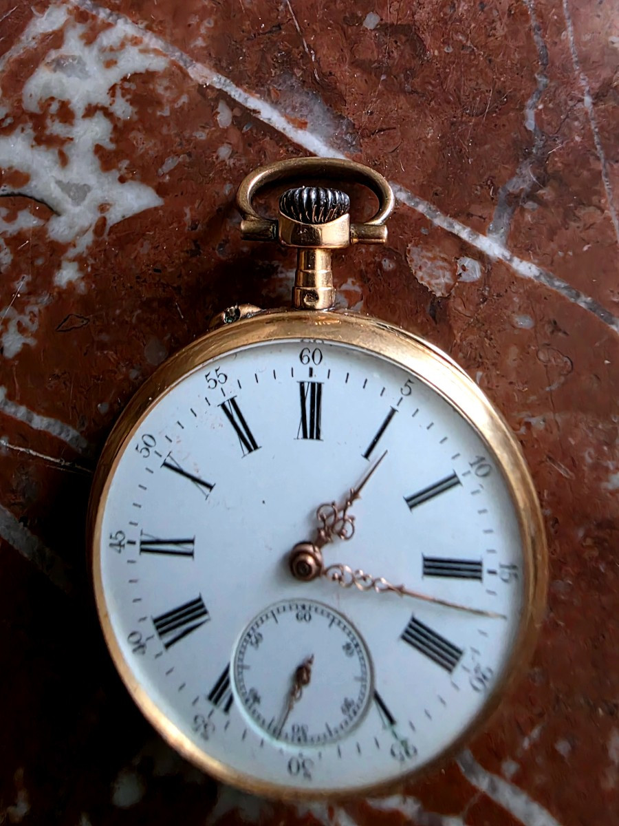Montre gousset en or-photo-2