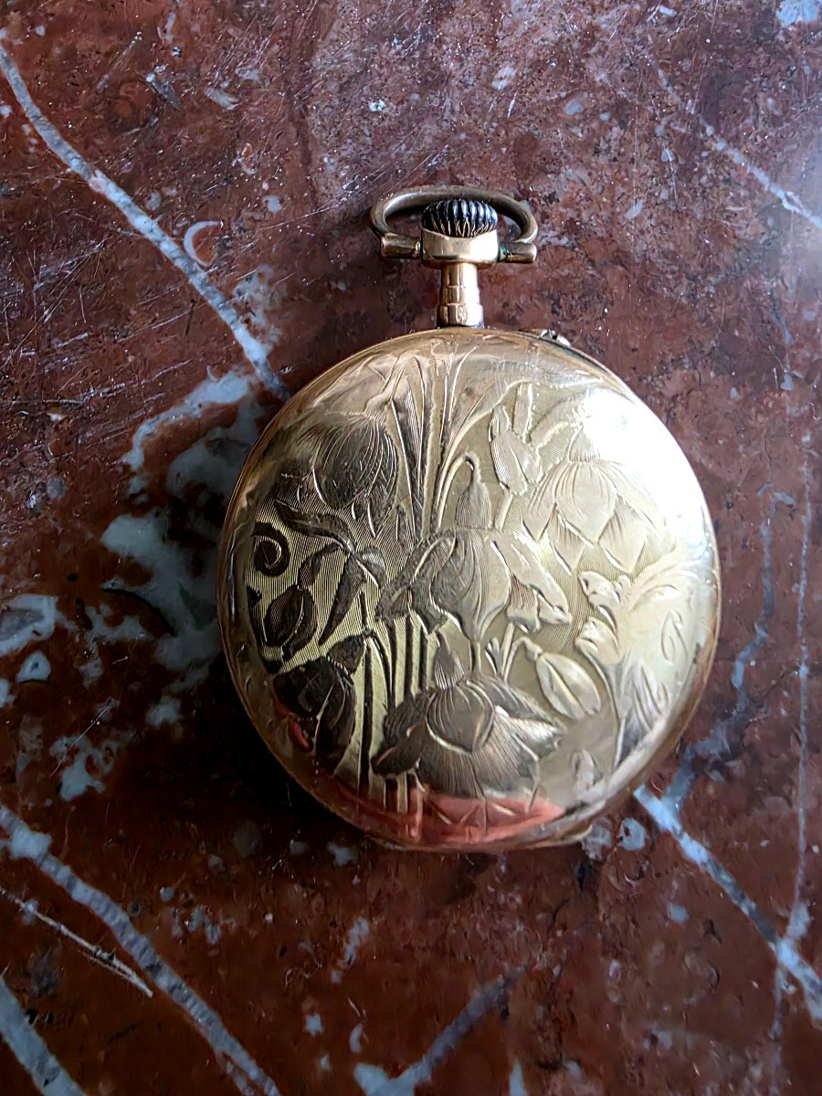 Montre gousset en or-photo-4