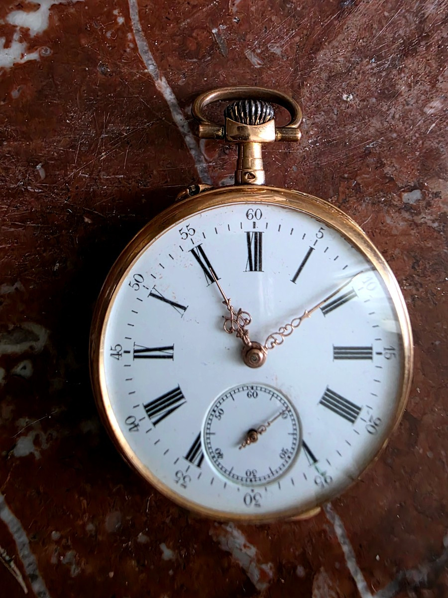 Montre gousset en or-photo-2