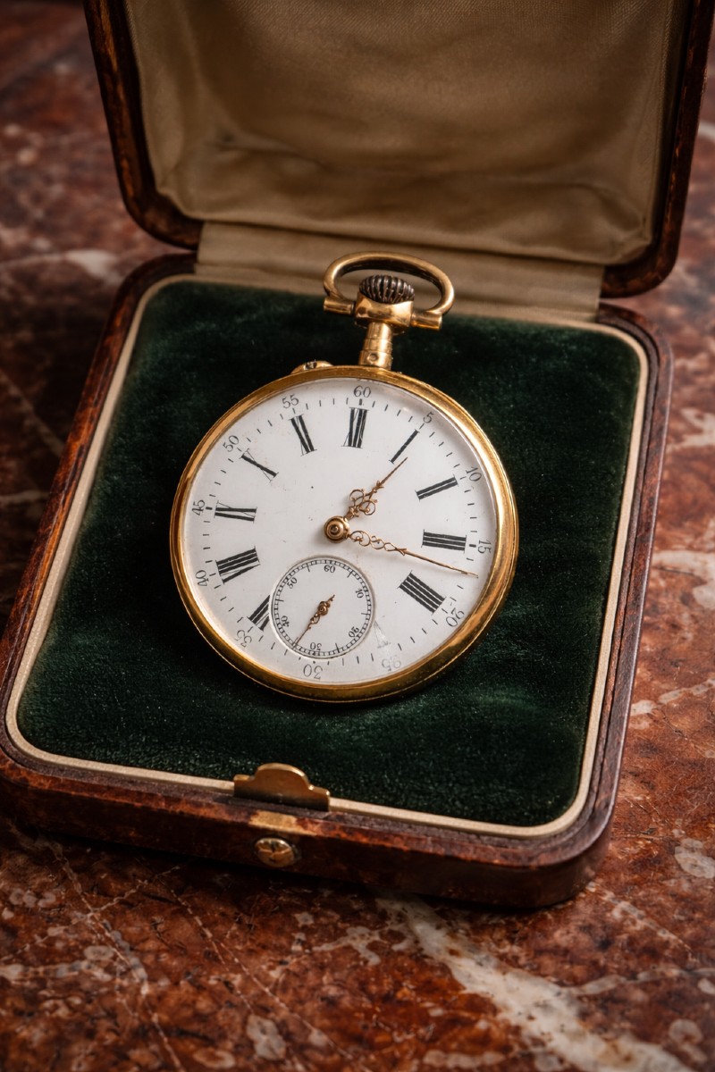 Montre gousset en or-photo-4