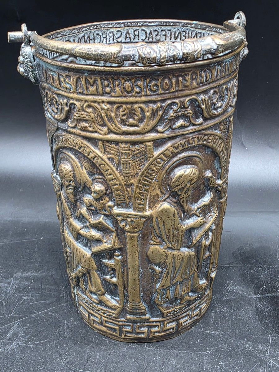  Holy Water Bucket, 19th Century -photo-2