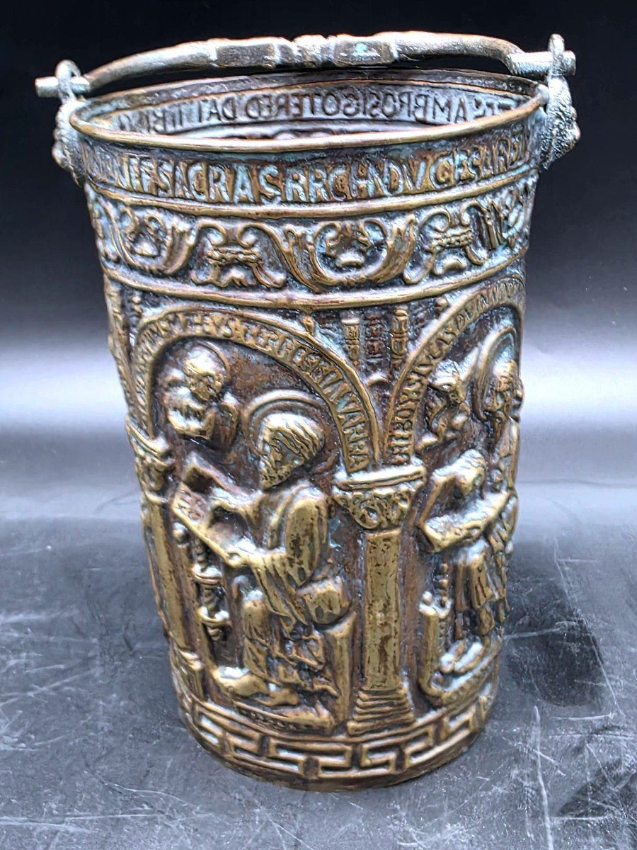  Holy Water Bucket, 19th Century 