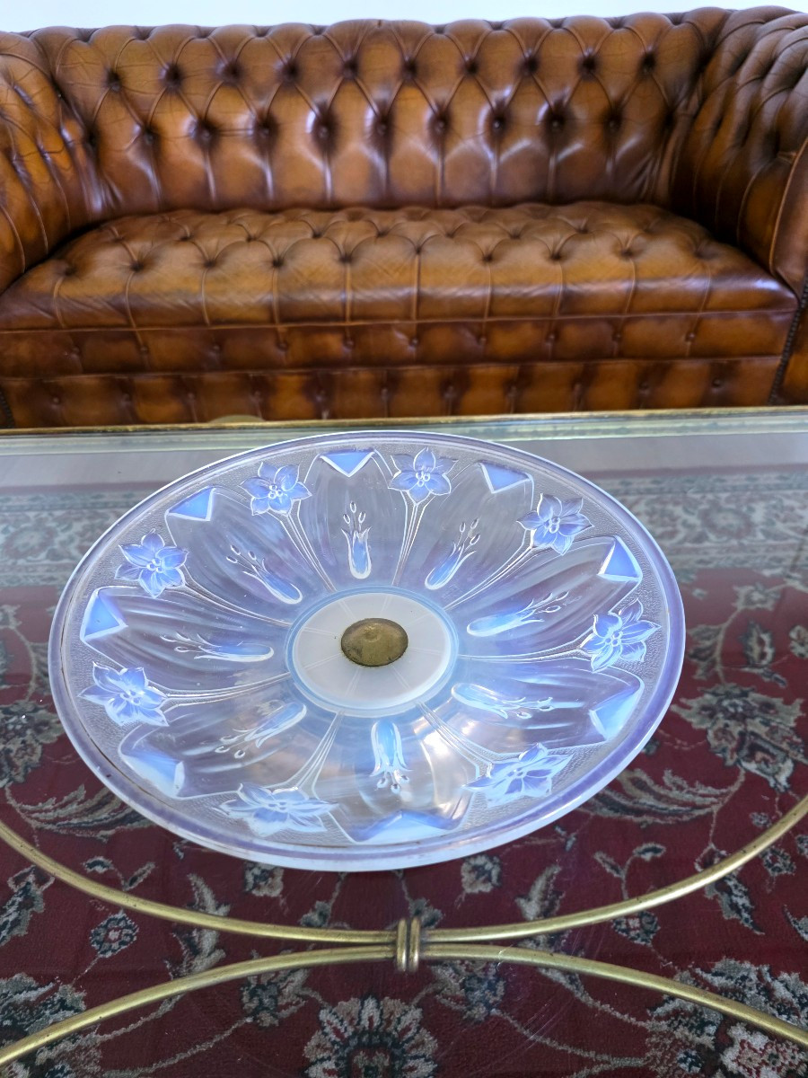 Coupe A Fruit Opalescent France Ezan Sabino Etling-photo-2
