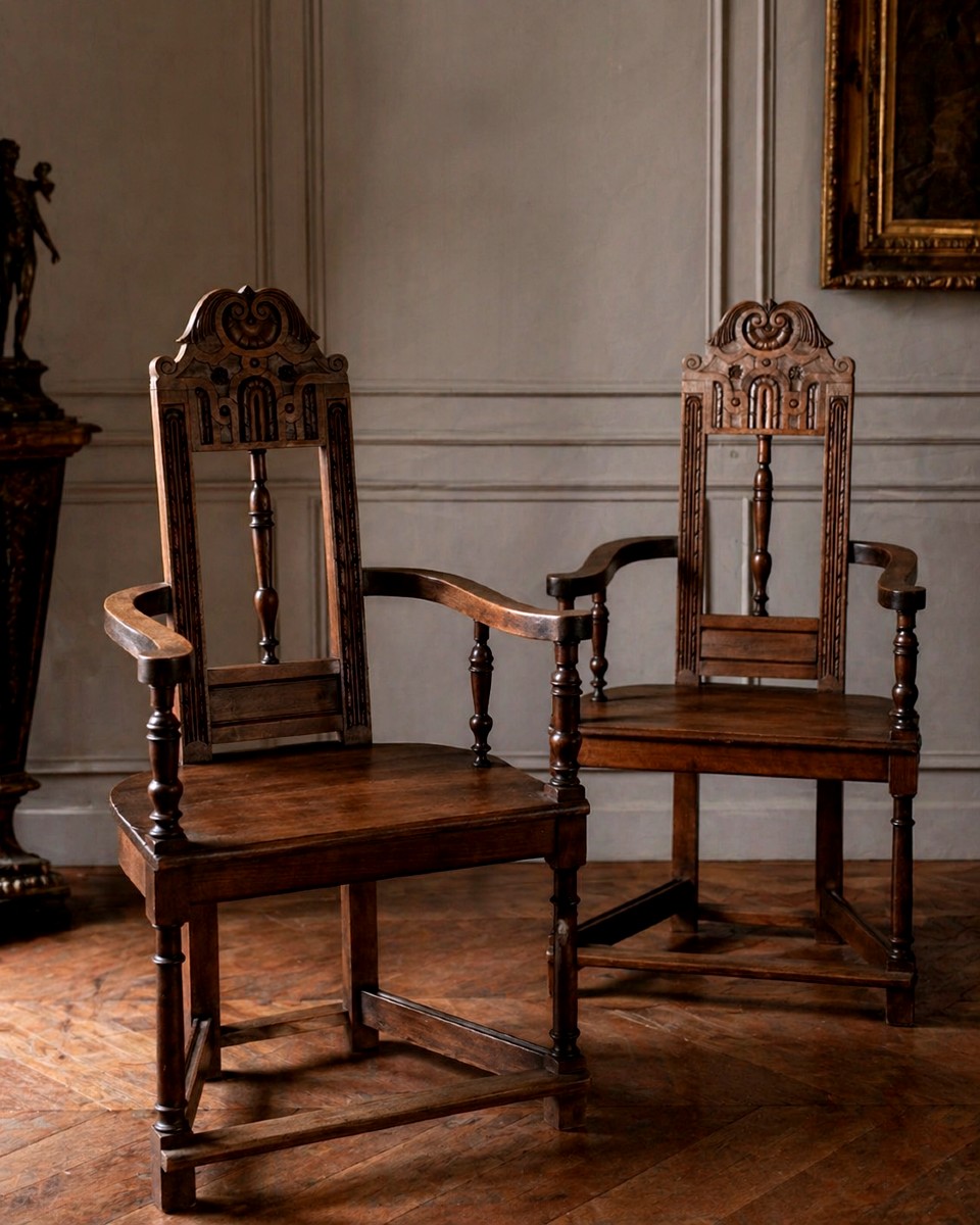 Chaise Caquetoire. Renaissance Française