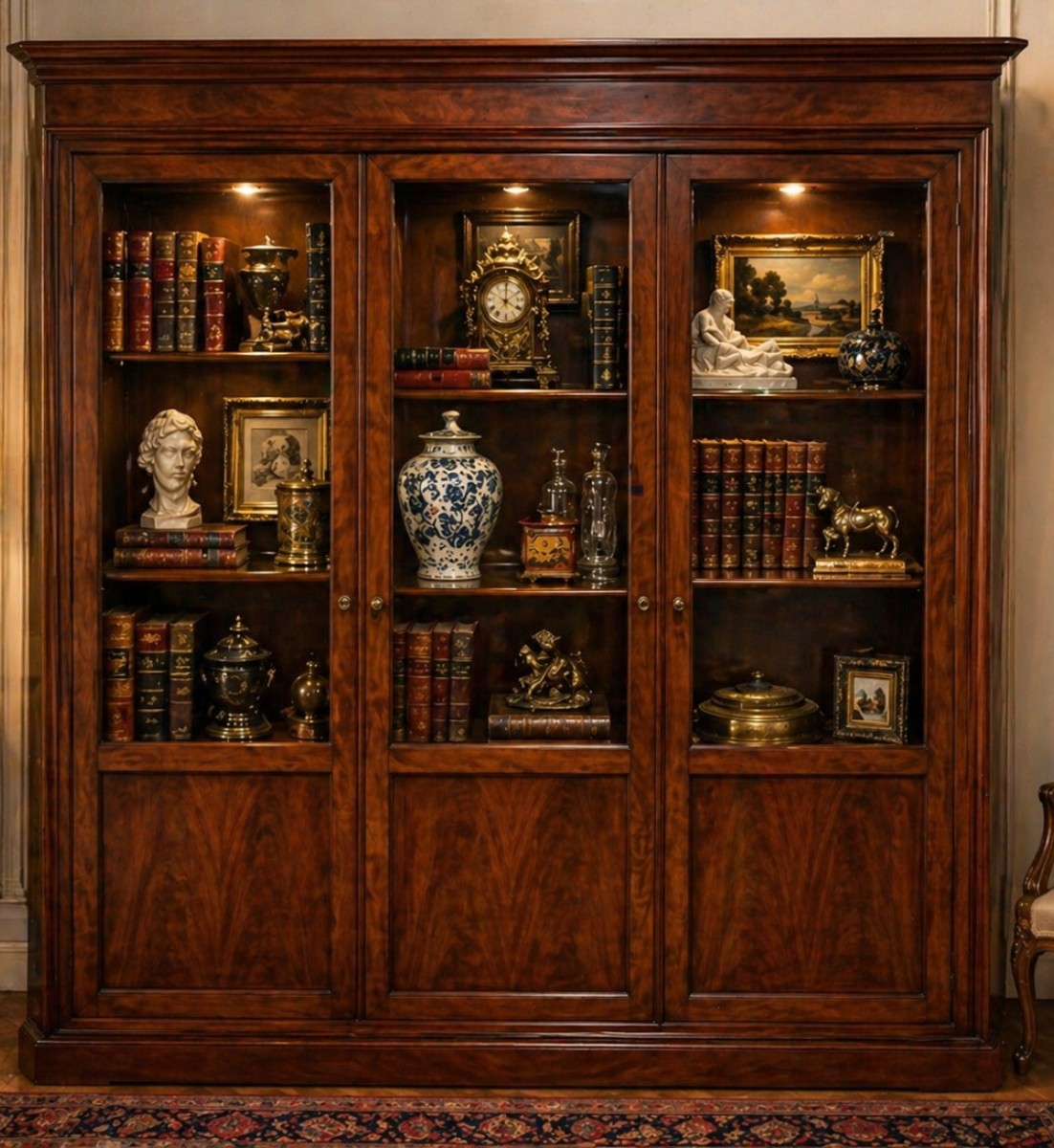 19th Century Mahogany Bookcase