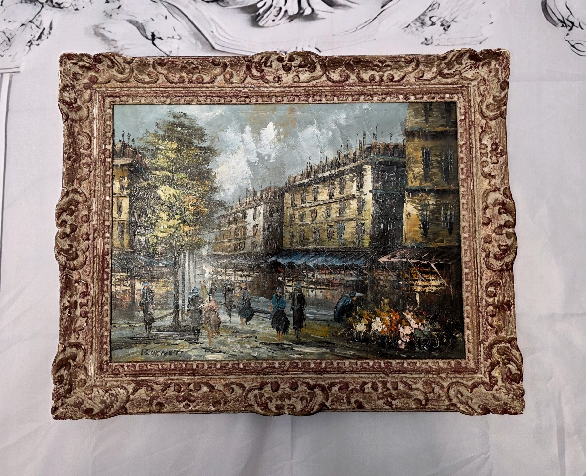 Tableau Scènes Parisienne Burnett-photo-2