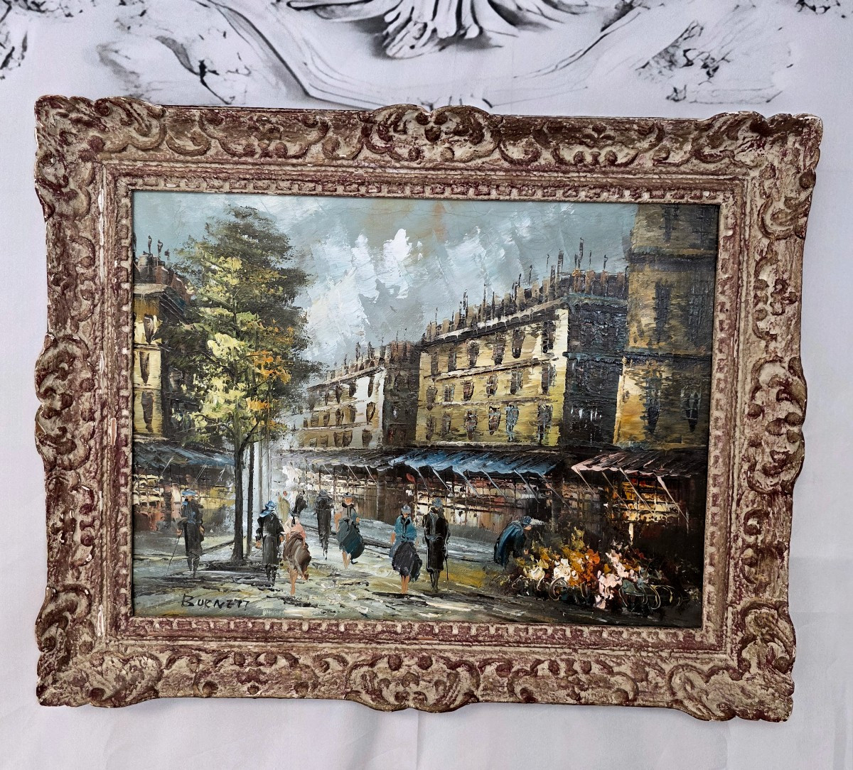 Tableau Scènes Parisienne Burnett-photo-1