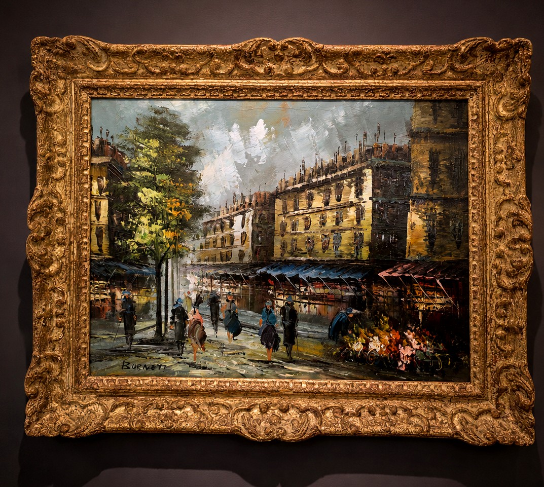 Tableau Scènes Parisienne Burnett-photo-2