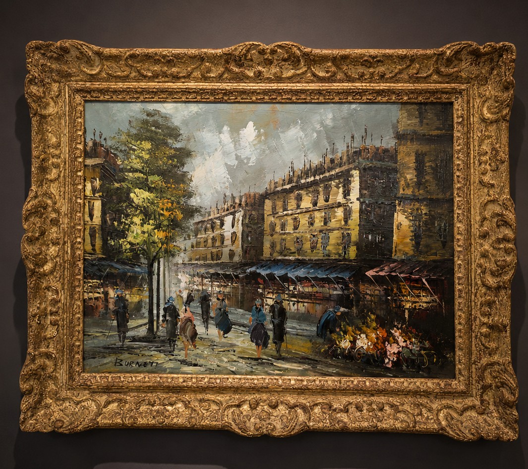Tableau Scènes Parisienne Burnett
