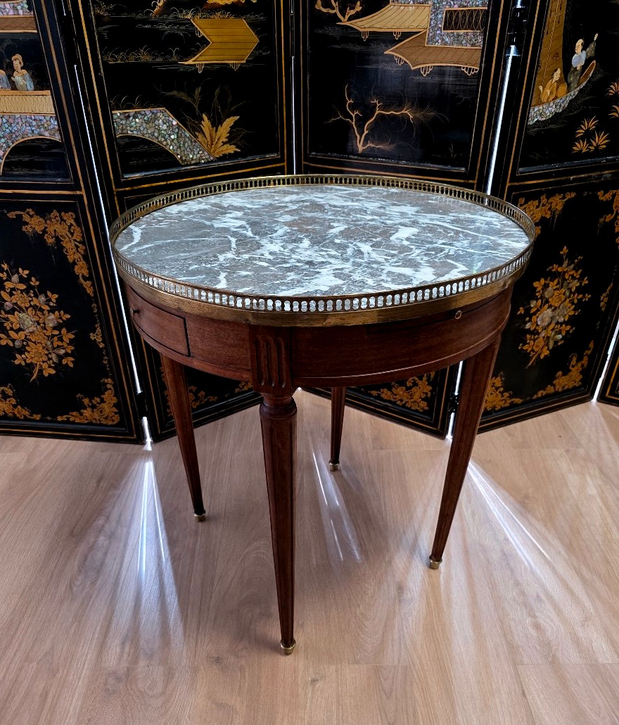Mahogany Hot Water Bottle Table, Louis XVI Style