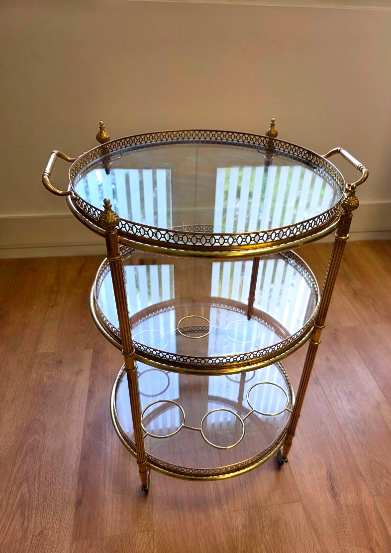 Bagués Round Serving Cart